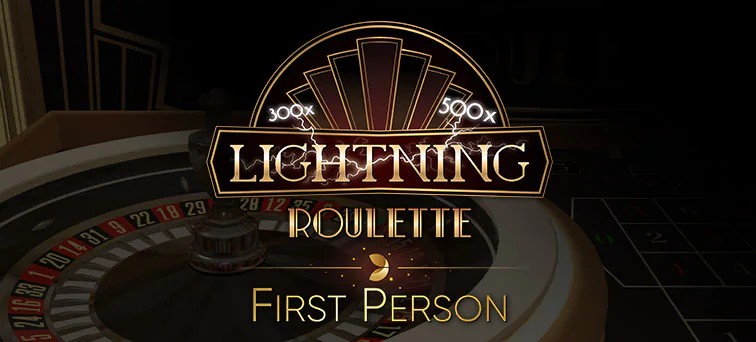 First Person Lightning Roulette by Evolution, showcased at 20betkaszinohu.com – game logo